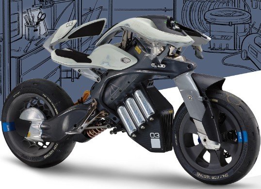 Self-balancing bike Yamaha Motoroid